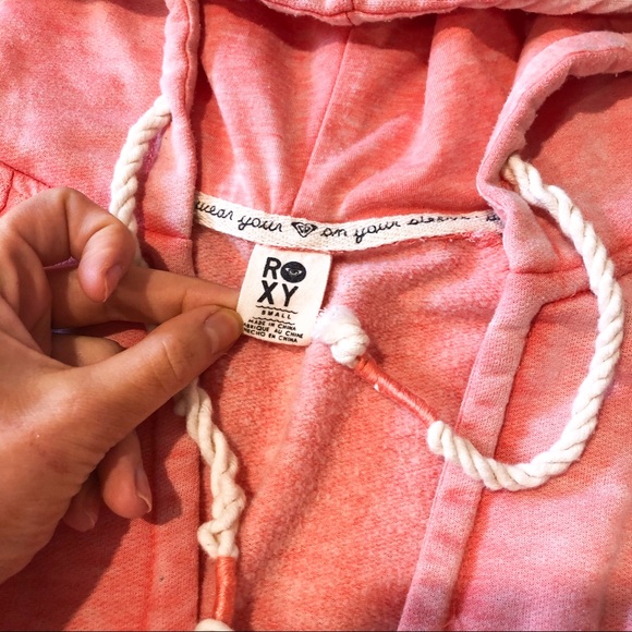 Roxy Pink Thin Hoodie - Picture 3 of 4